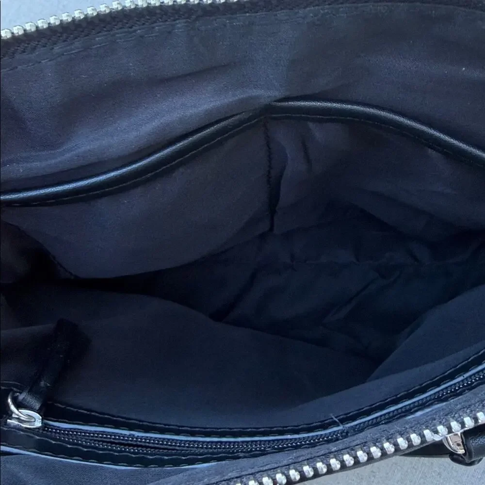 Steve Madden Black & White Satchel purse